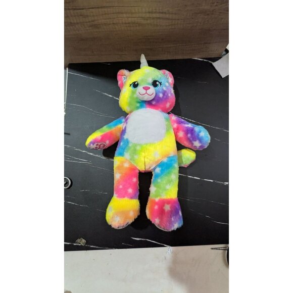 Build A Bear Kids Colorful Cat Unicorn Stuffed Animal Rainbow Kittycorn 16" - Picture 2 of 7